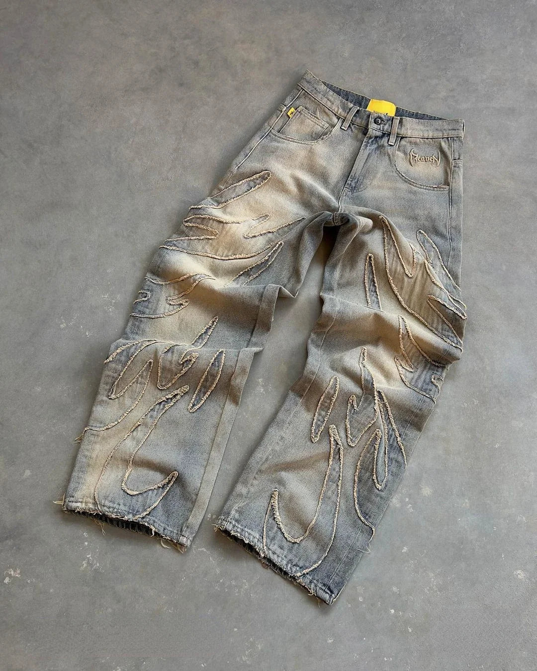Distressed Baggy Jean