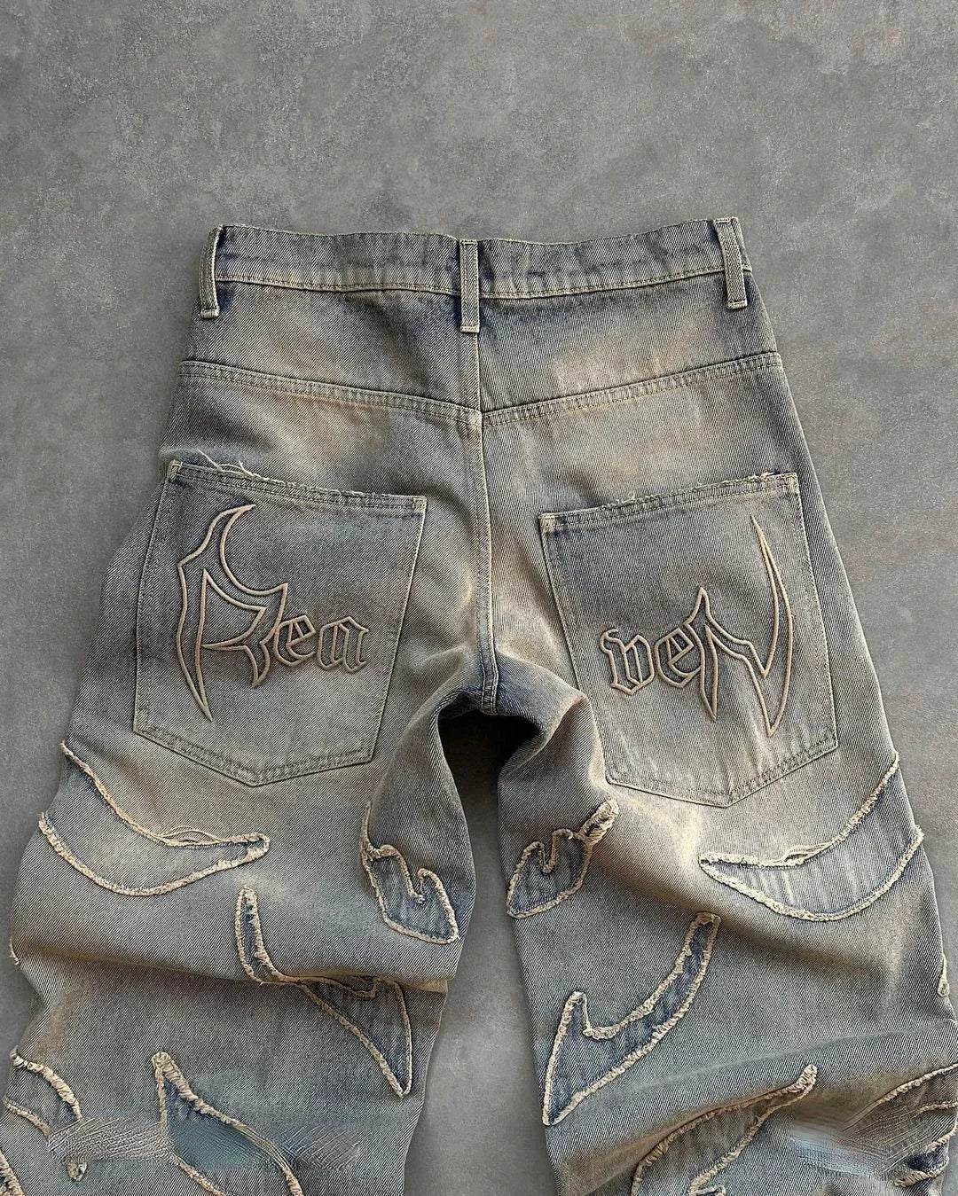 Distressed Baggy Jean