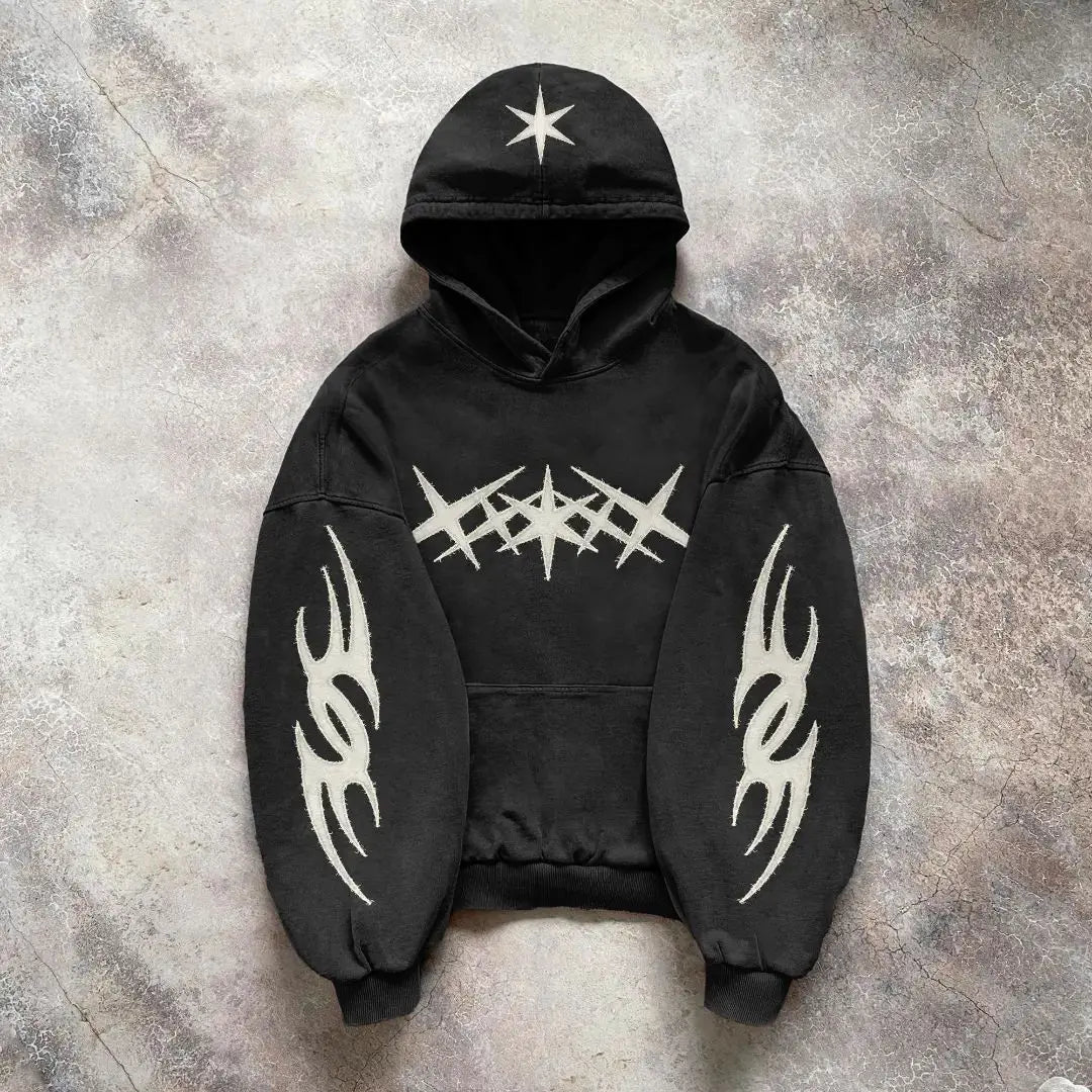 High Street Distress Hoodie