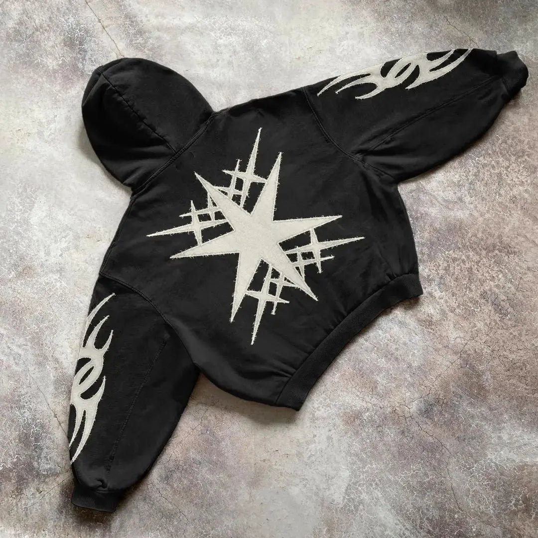 High Street Distress Hoodie